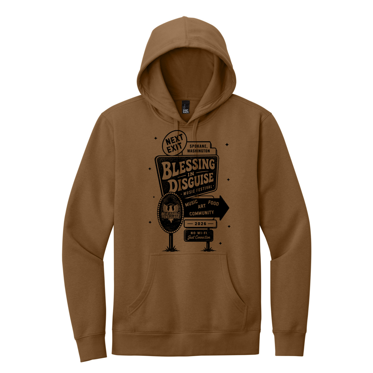 BID 2026 - District® V.I.T.™ Fleece Hoodie - DUCK BROWN