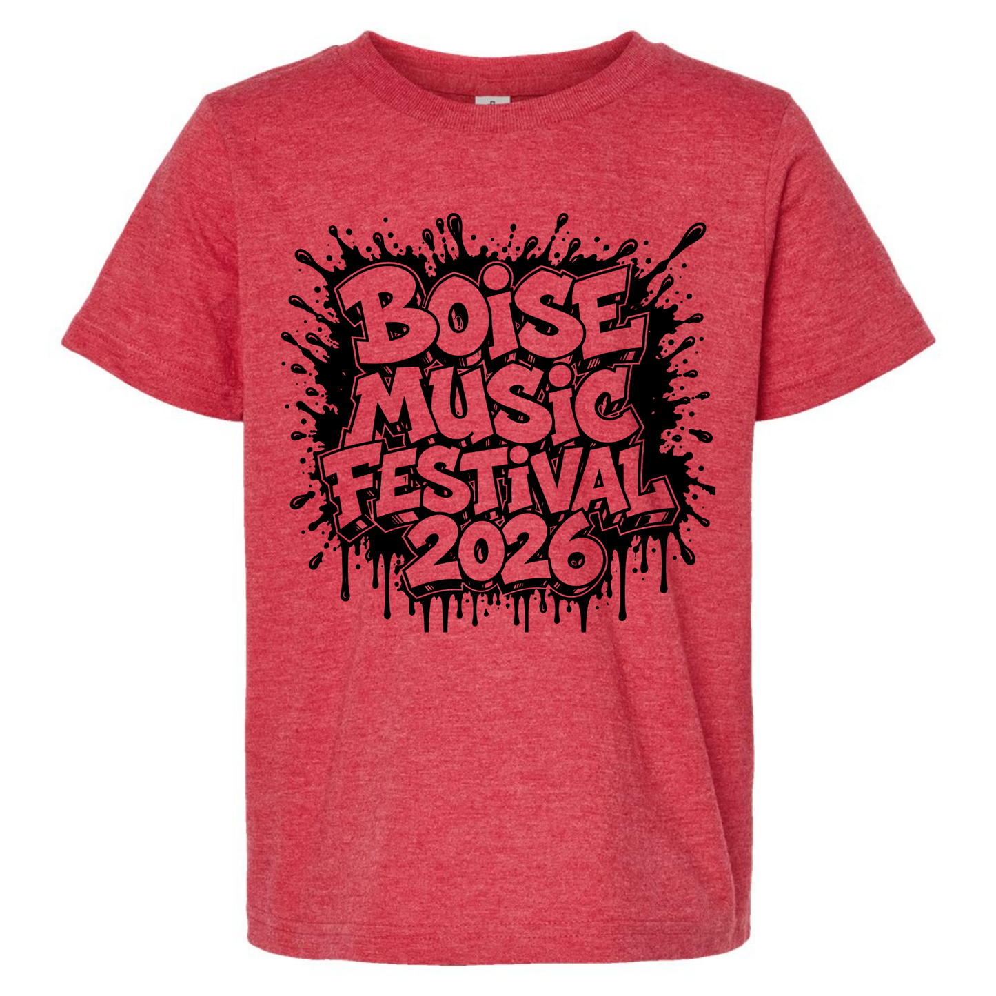 BMF 2026 - YOUTH - Tultex Fine Jersey T-shirt - RED
