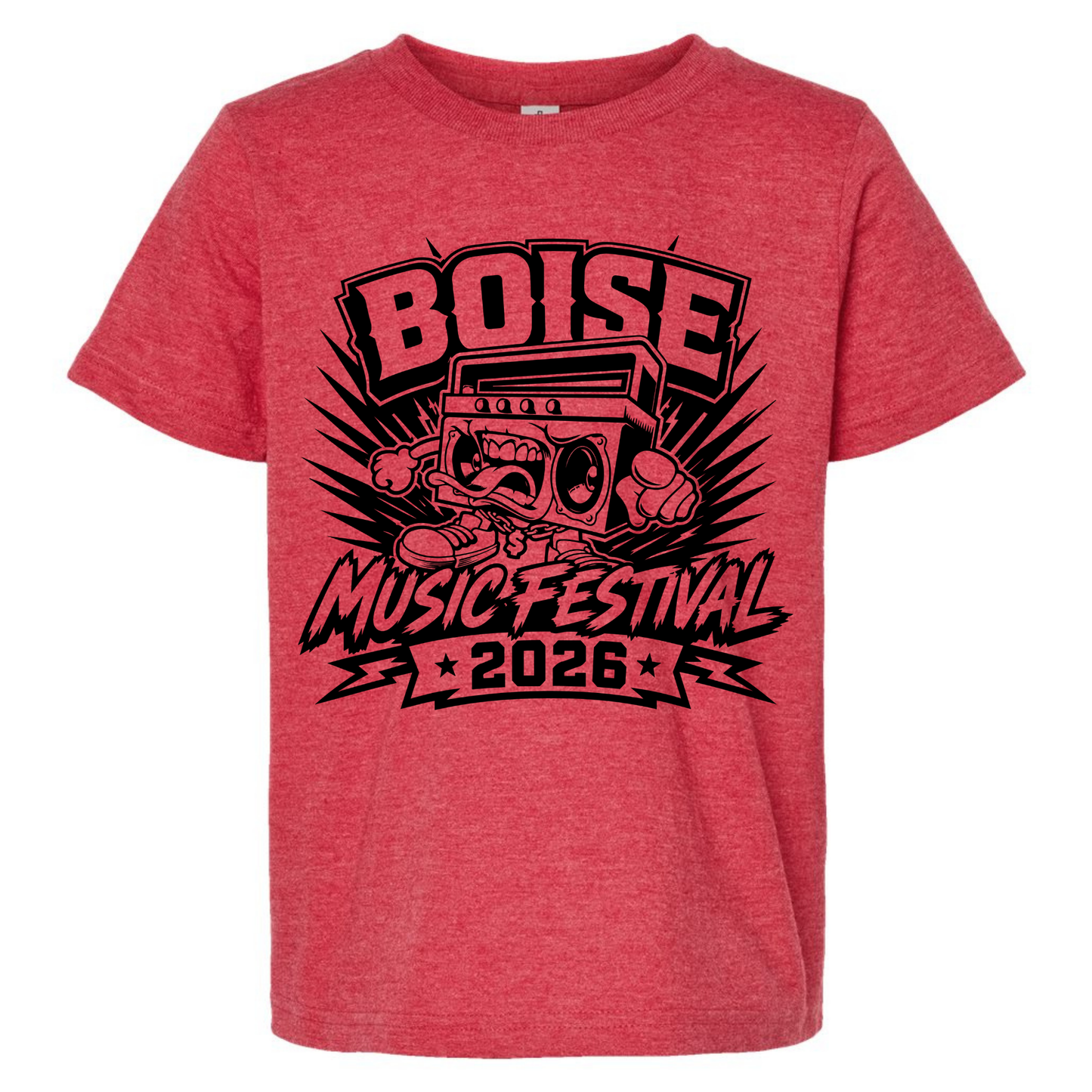 BMF 2026 - YOUTH - Tultex Fine Jersey T-shirt - RED