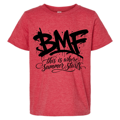 BMF 2026 - YOUTH - Tultex Fine Jersey T-shirt - RED