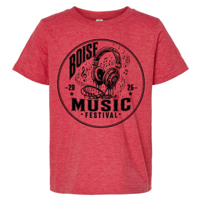 BMF 2026 - YOUTH - Tultex Fine Jersey T-shirt - RED