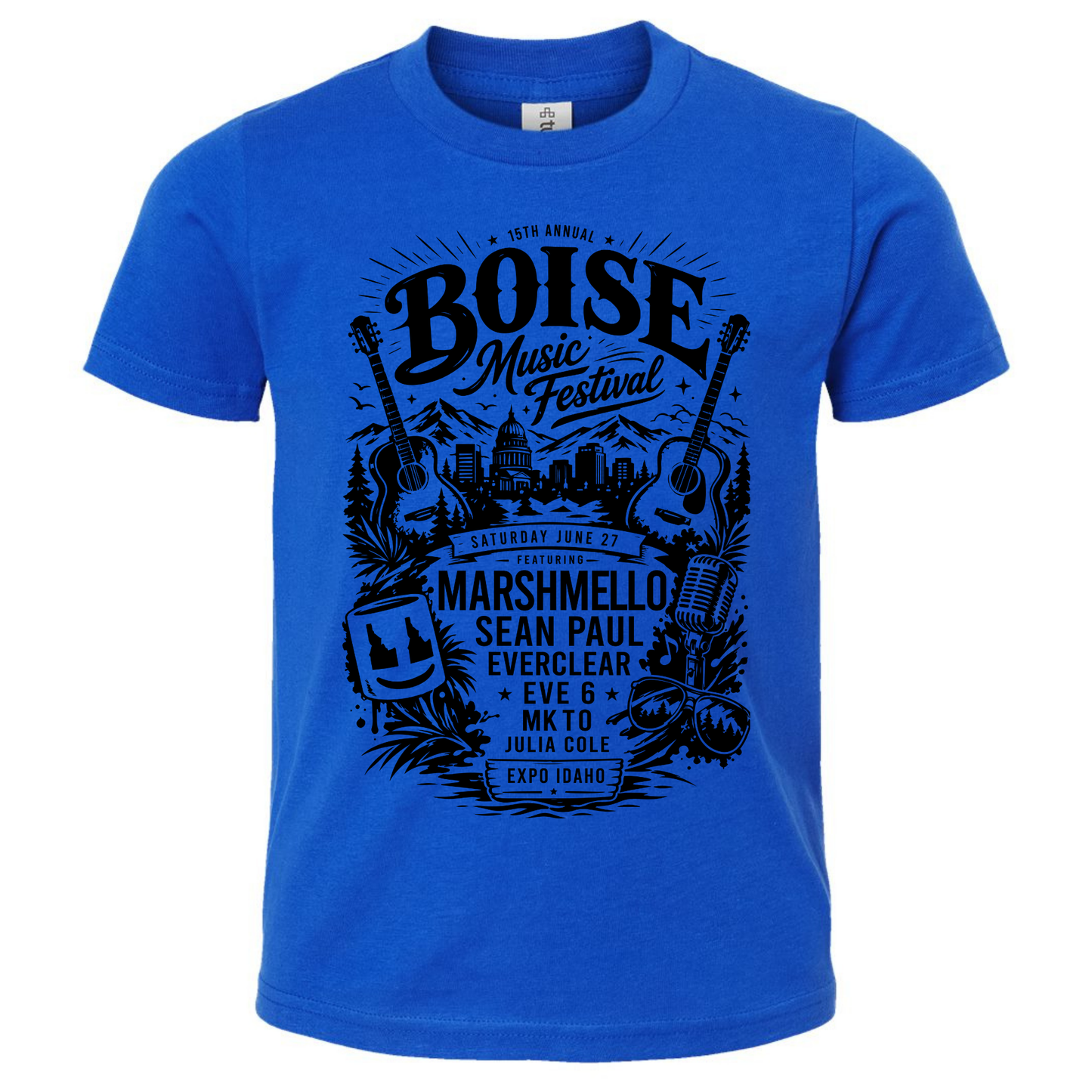 BMF 2026 - YOUTH - Tultex Fine Jersey T-shirt - BLUE