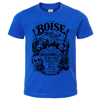 BMF 2026 - YOUTH - Tultex Fine Jersey T-shirt - BLUE