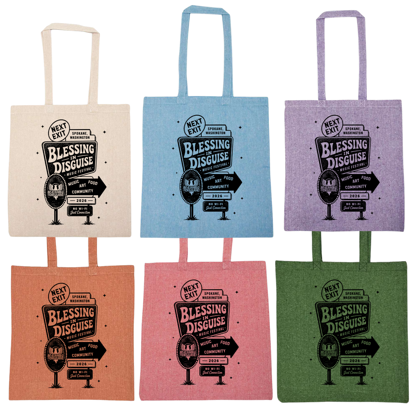 BID 2026 - Liberty Lightweight Recycled Canvas Tote - RETRO SIGNS