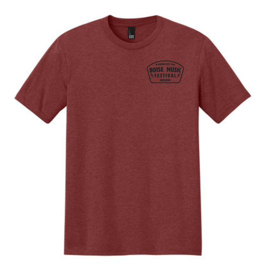 BMF 2026 - District® Perfect Tri® Tee - HEATHERED RUSSET