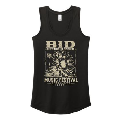 BID 2026 - District® Women’s Perfect Tri® Racerback Tank - BLACK