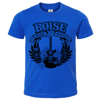 BMF 2026 - YOUTH - Tultex Fine Jersey T-shirt - BLUE