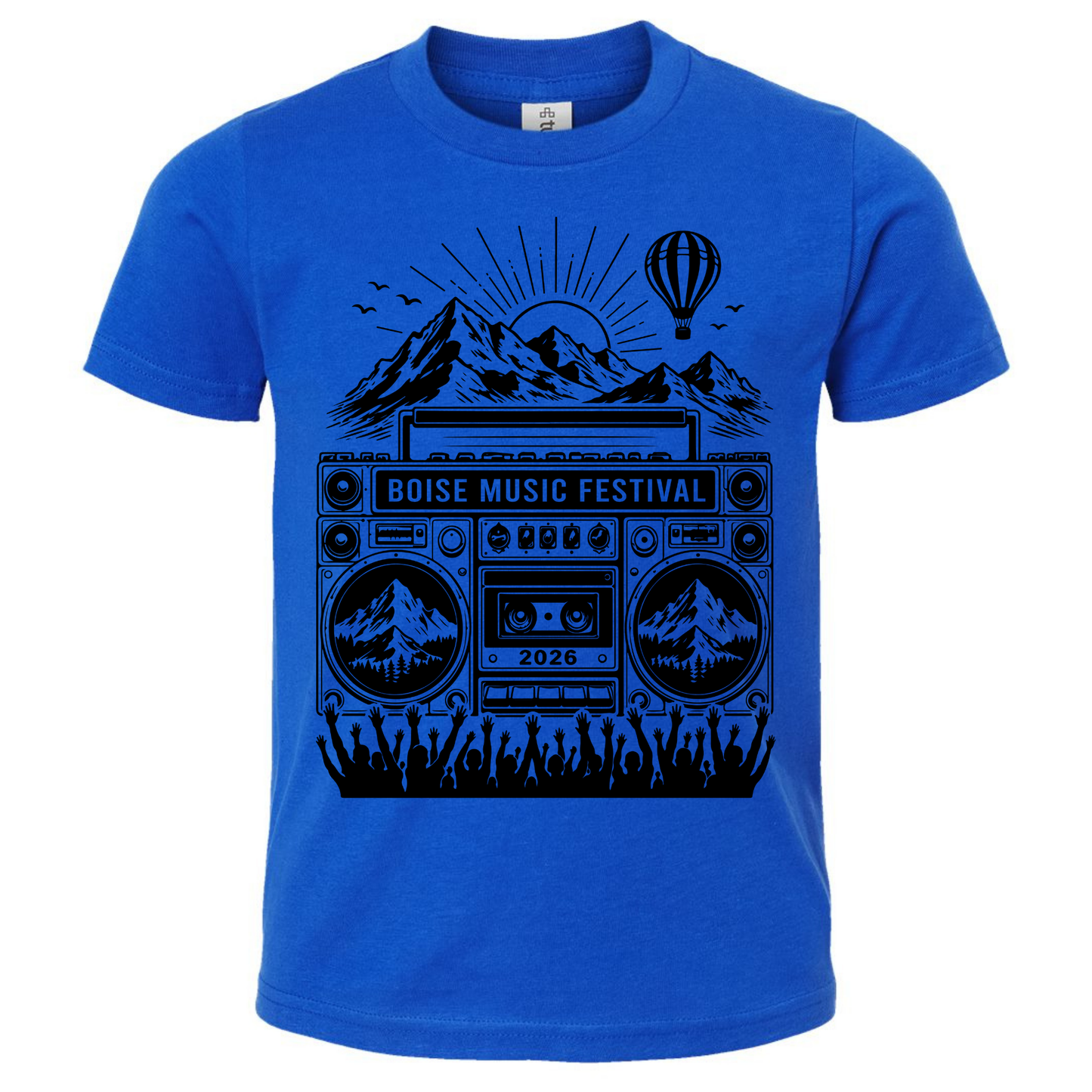 BMF 2026 - YOUTH - Tultex Fine Jersey T-shirt - BLUE