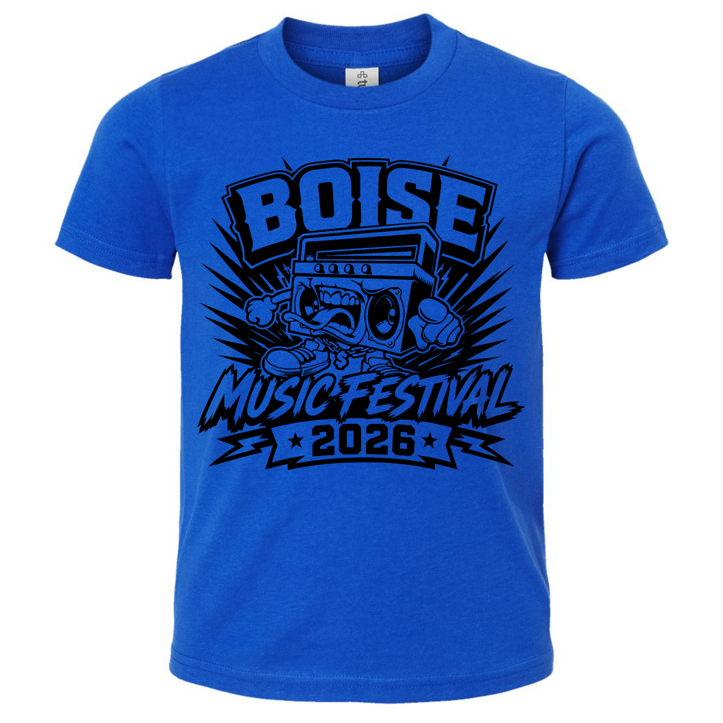 BMF 2026 - YOUTH - Tultex Fine Jersey T-shirt - BLUE