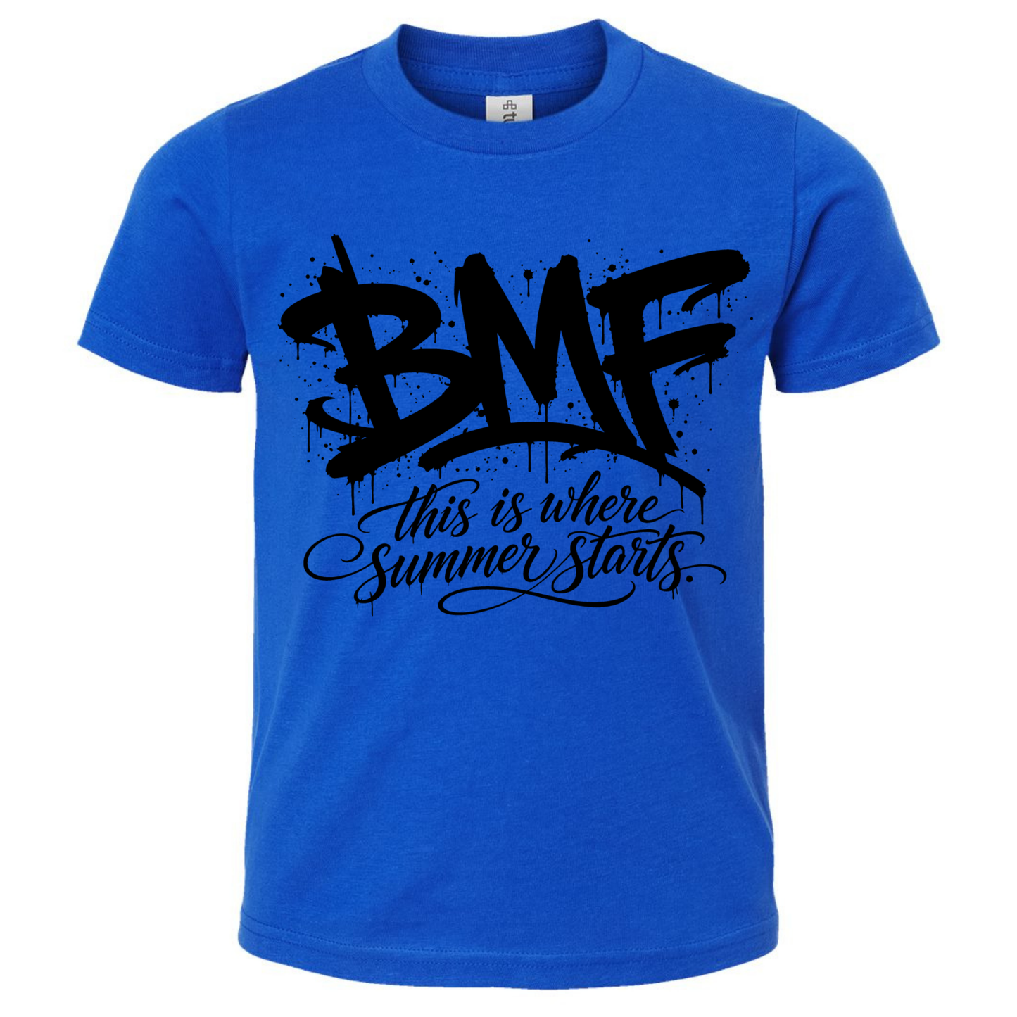 BMF 2026 - YOUTH - Tultex Fine Jersey T-shirt - BLUE