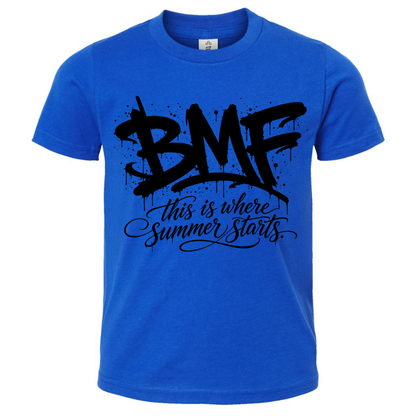 BMF 2026 - YOUTH - Tultex Fine Jersey T-shirt - BLUE