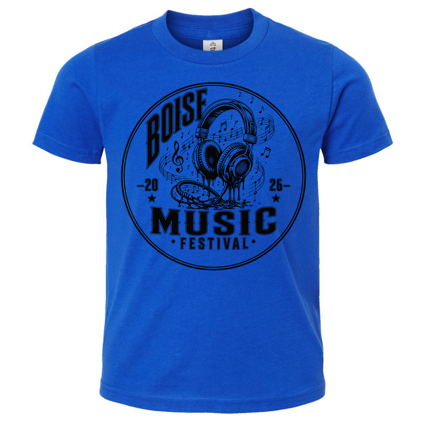 BMF 2026 - YOUTH - Tultex Fine Jersey T-shirt - BLUE
