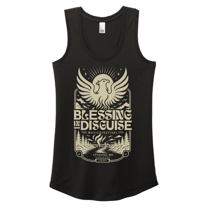 BID 2026 - District® Women’s Perfect Tri® Racerback Tank - BLACK