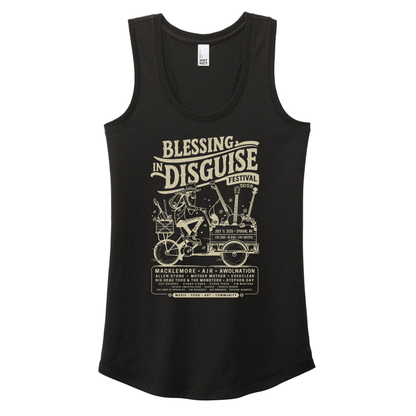 BID 2026 - District® Women’s Perfect Tri® Racerback Tank - BLACK