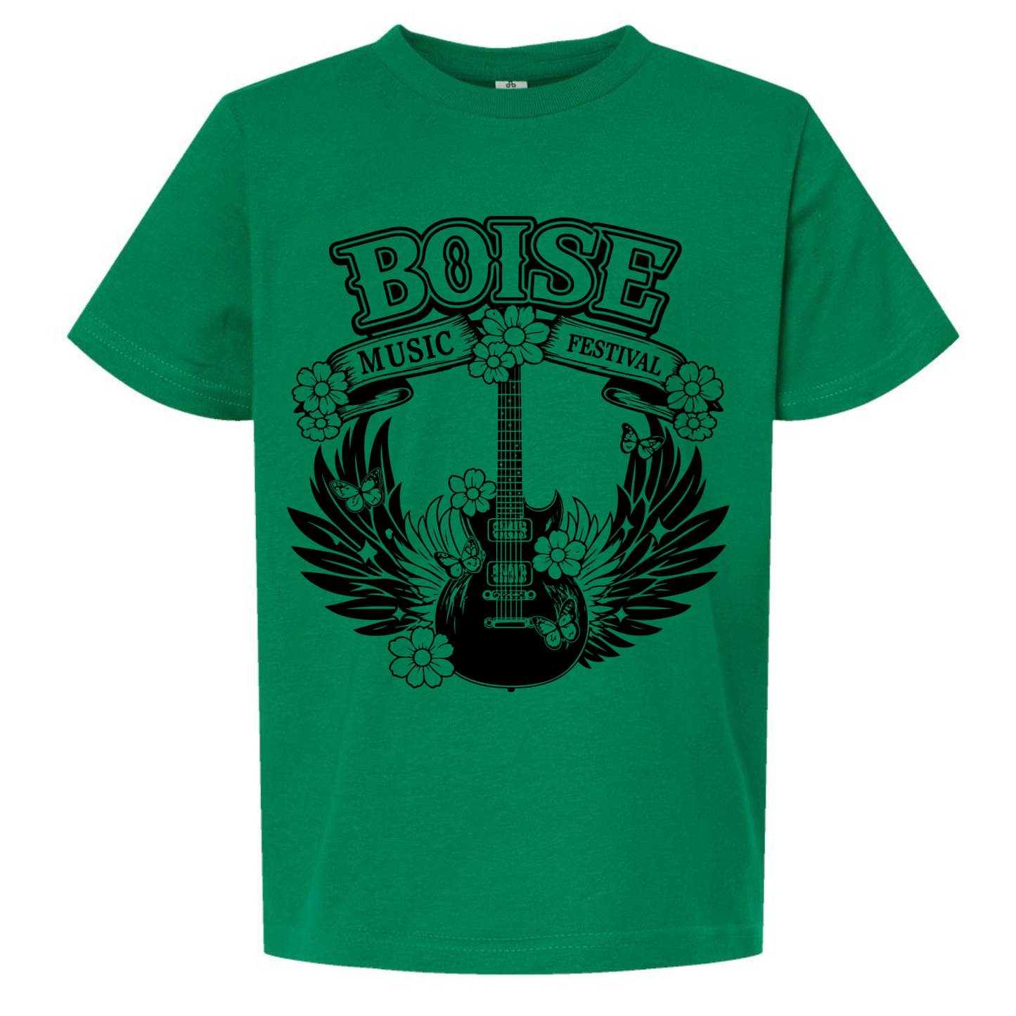 BMF 2026 - YOUTH - Tultex Fine Jersey T-shirt - GREEN