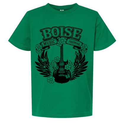 BMF 2026 - YOUTH - Tultex Fine Jersey T-shirt - GREEN