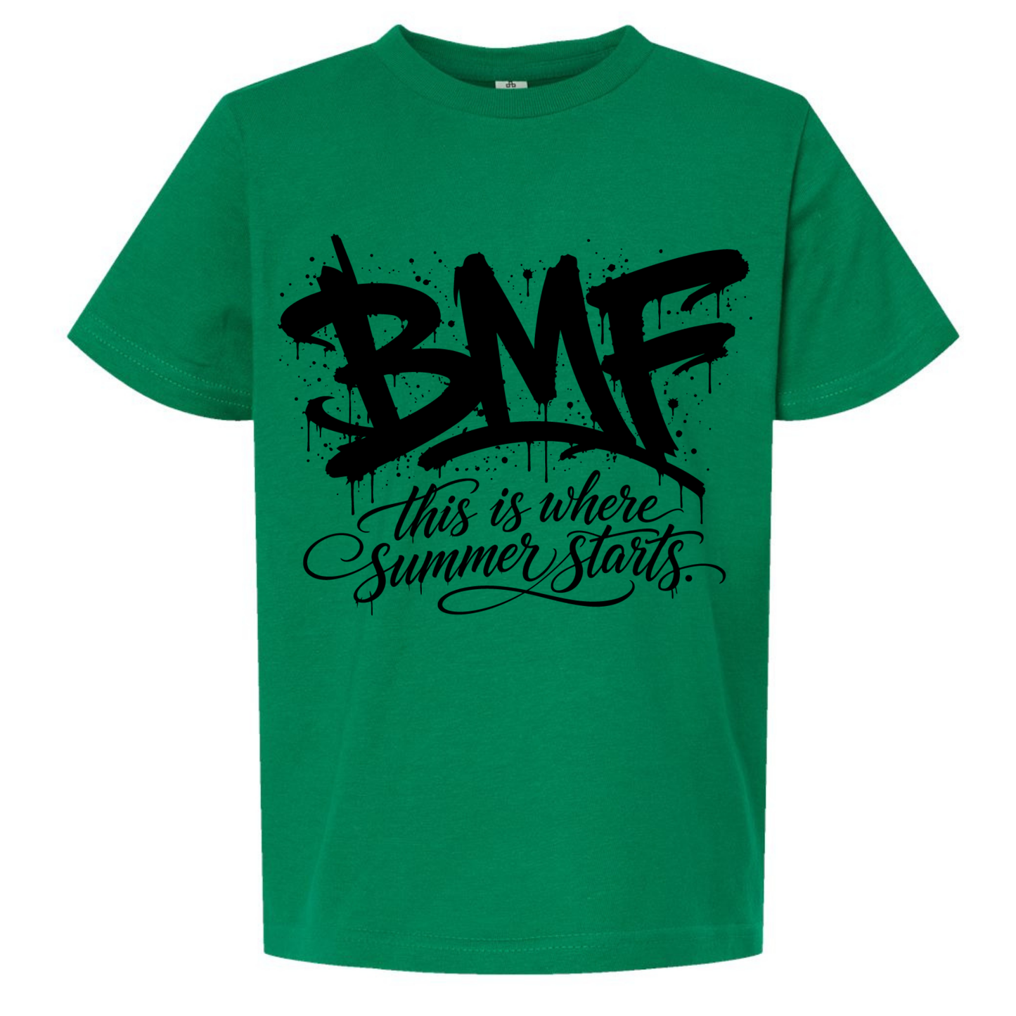 BMF 2026 - YOUTH - Tultex Fine Jersey T-shirt - GREEN