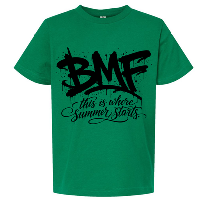 BMF 2026 - YOUTH - Tultex Fine Jersey T-shirt - GREEN