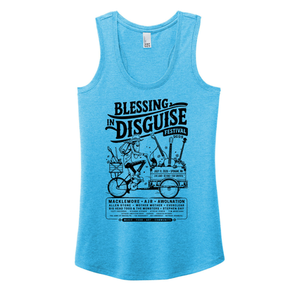 BID 2026 - District® Women’s Perfect Tri® Racerback Tank - TURQUOISE FROST
