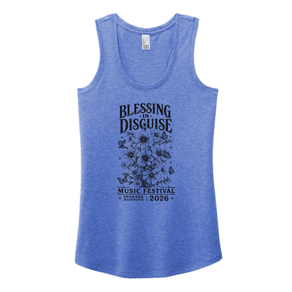 BID 2026 - District® Women’s Perfect Tri® Racerback Tank - ROYAL FROST