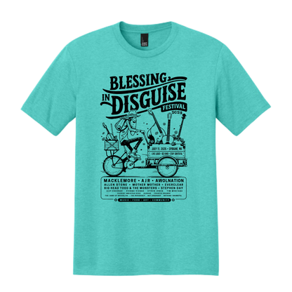 BID 2026 - District® Perfect Tri® Tee - AQUA HEATHER
