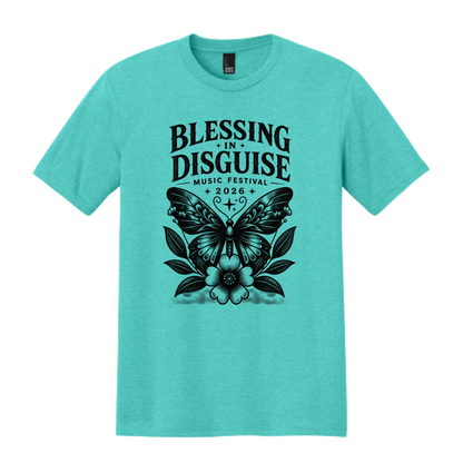 BID 2026 - District® Perfect Tri® Tee - AQUA HEATHER