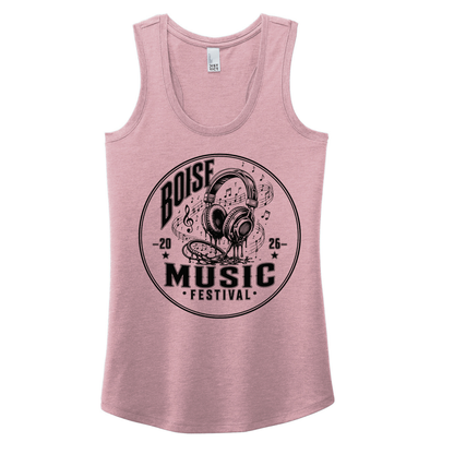 BMF 2026 - District® Women’s Perfect Tri® Racerback Tank - HEATHERED LAVENDER