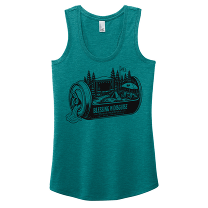 BID 2026 - District® Women’s Perfect Tri® Racerback Tank - HEATHER TEAL