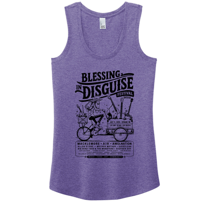BID 2026 - District® Women’s Perfect Tri® Racerback Tank - PURPLE FROST
