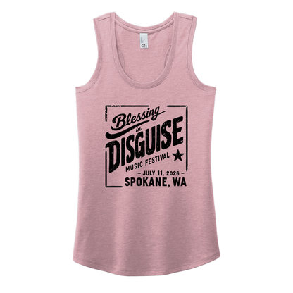 BID 2026 - District® Women’s Perfect Tri® Racerback Tank - HEATHER LAVENDER