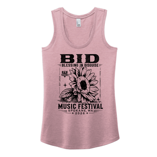 BID 2026 - District® Women’s Perfect Tri® Racerback Tank - HEATHER LAVENDER