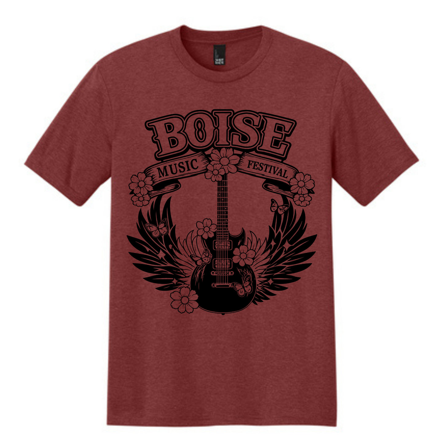 BMF 2026 - District® Perfect Tri® Tee - HEATHERED RUSSET