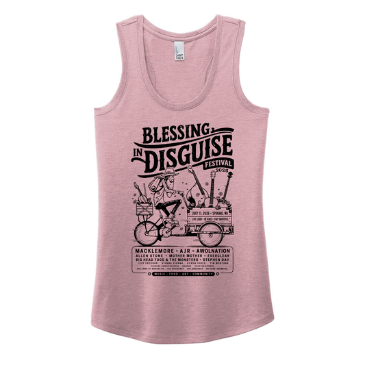 BID 2026 - District® Women’s Perfect Tri® Racerback Tank - HEATHER LAVENDER
