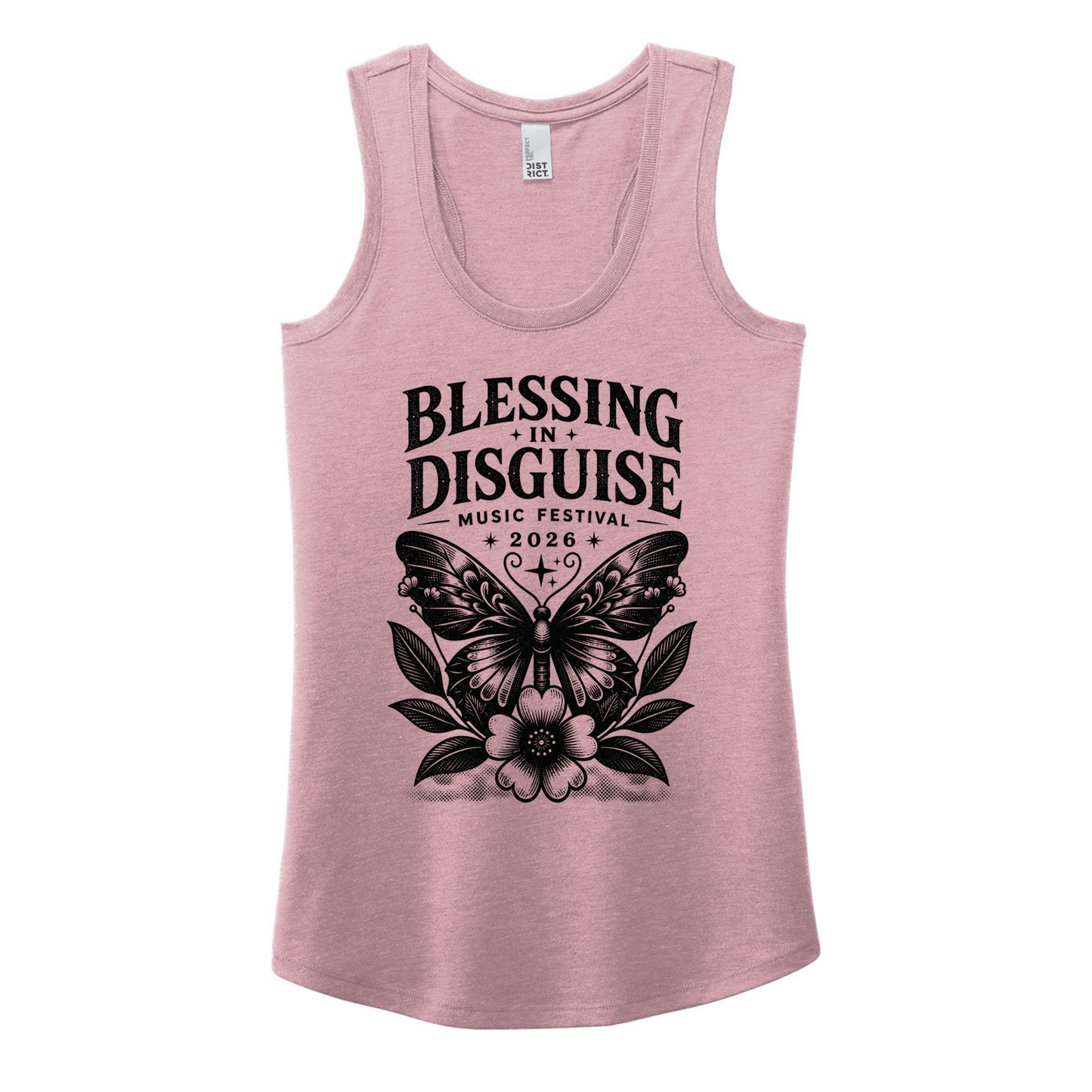 BID 2026 - District® Women’s Perfect Tri® Racerback Tank - HEATHER LAVENDER