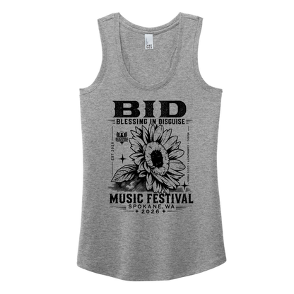 BID 2026 - District® Women’s Perfect Tri® Racerback Tank - GREY FROST
