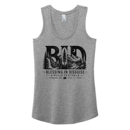 BID 2026 - District® Women’s Perfect Tri® Racerback Tank - GREY FROST