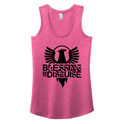BID 2026 - District® Women’s Perfect Tri® Racerback Tank - FUCHSIA FROST