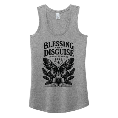 BID 2026 - District® Women’s Perfect Tri® Racerback Tank - GREY FROST