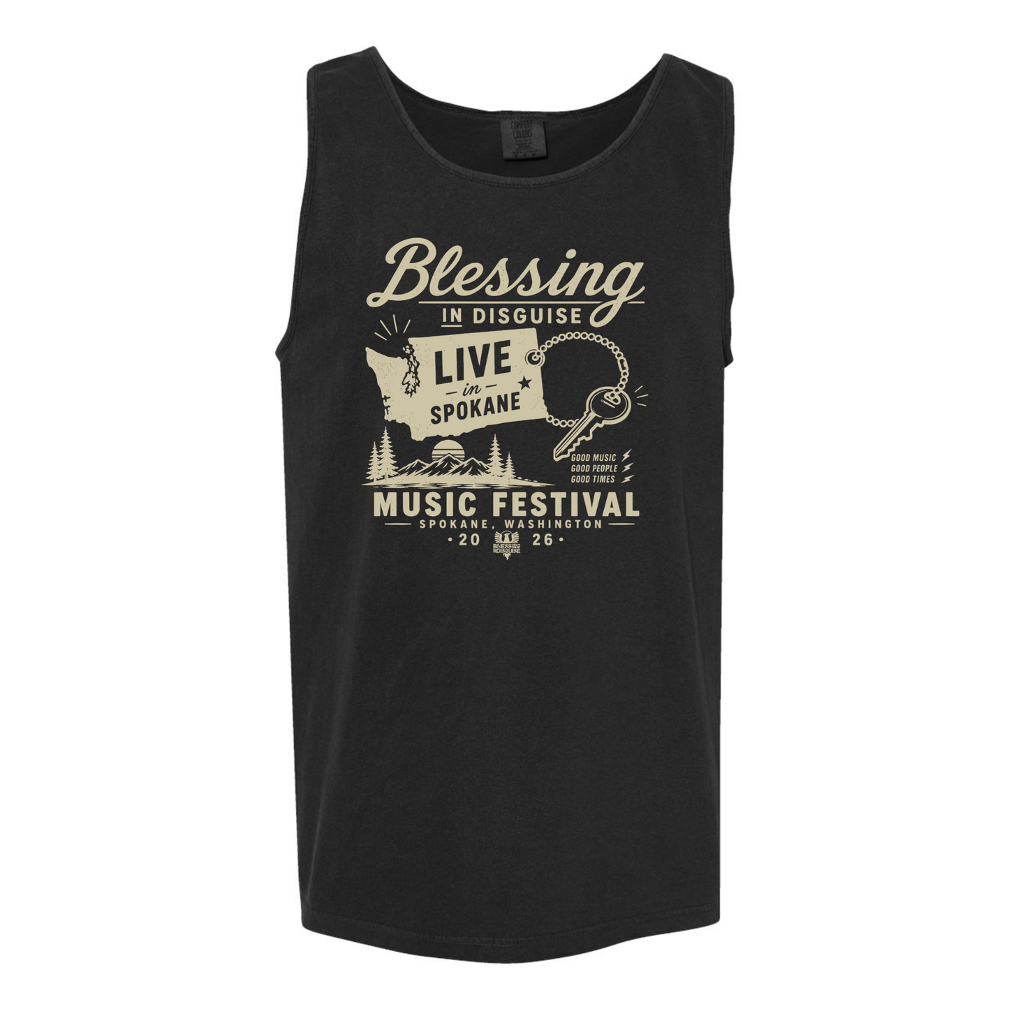 BID 2026 - Comfort Colors® Heavyweight Ring Spun Tank Top - BLACK