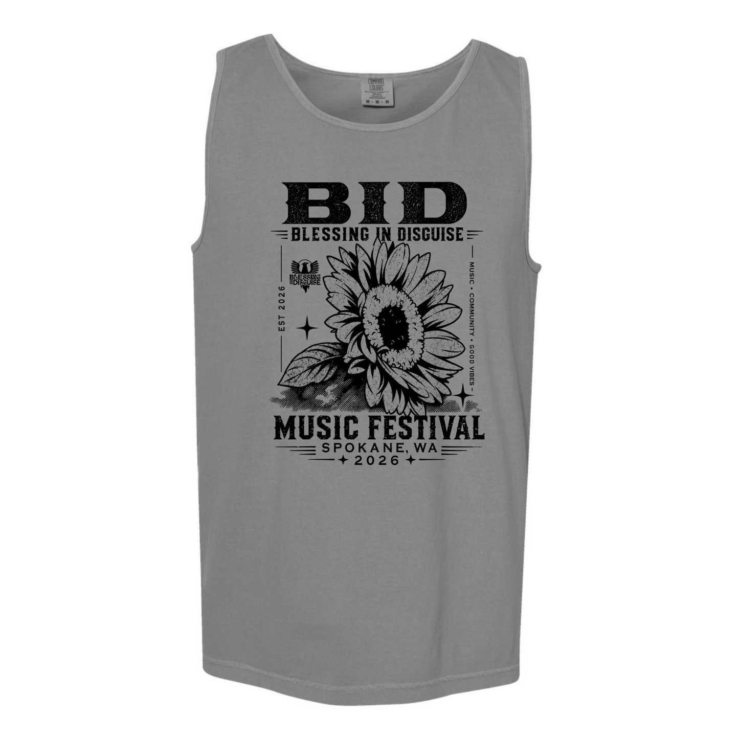 BID 2026 - Comfort Colors® Heavyweight Ring Spun Tank Top - GREY