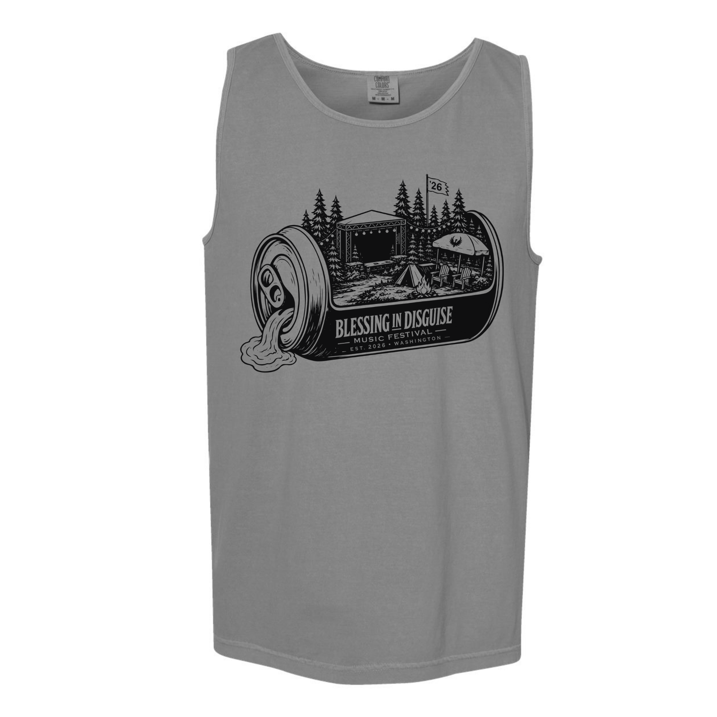 BID 2026 - Comfort Colors® Heavyweight Ring Spun Tank Top - GREY