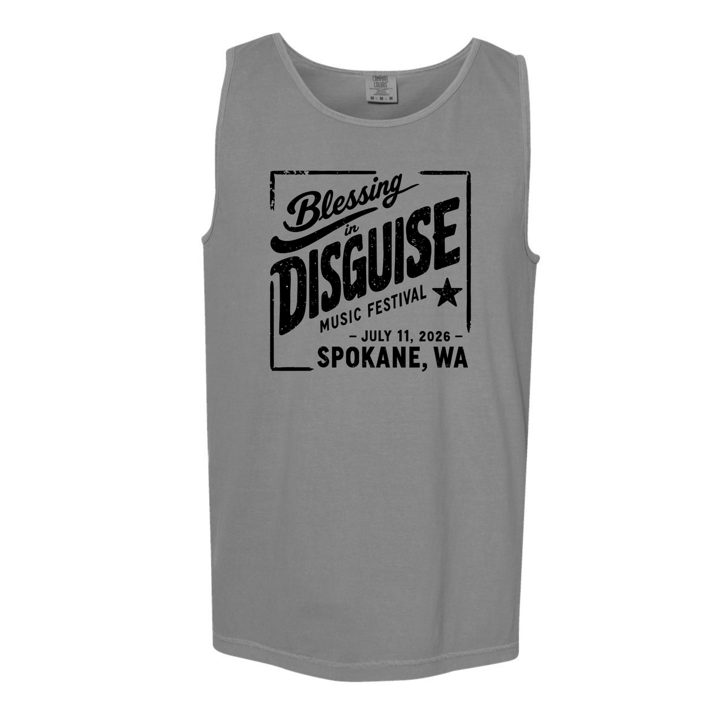 BID 2026 - Comfort Colors® Heavyweight Ring Spun Tank Top - GREY