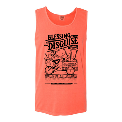 BID 2026 - Comfort Colors® Heavyweight Ring Spun Tank Top - BRIGHT SALMON