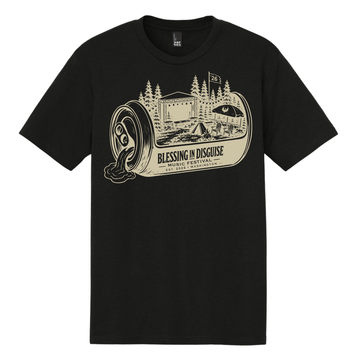 BID 2026 - District® Perfect Tri® Tee - BLACK