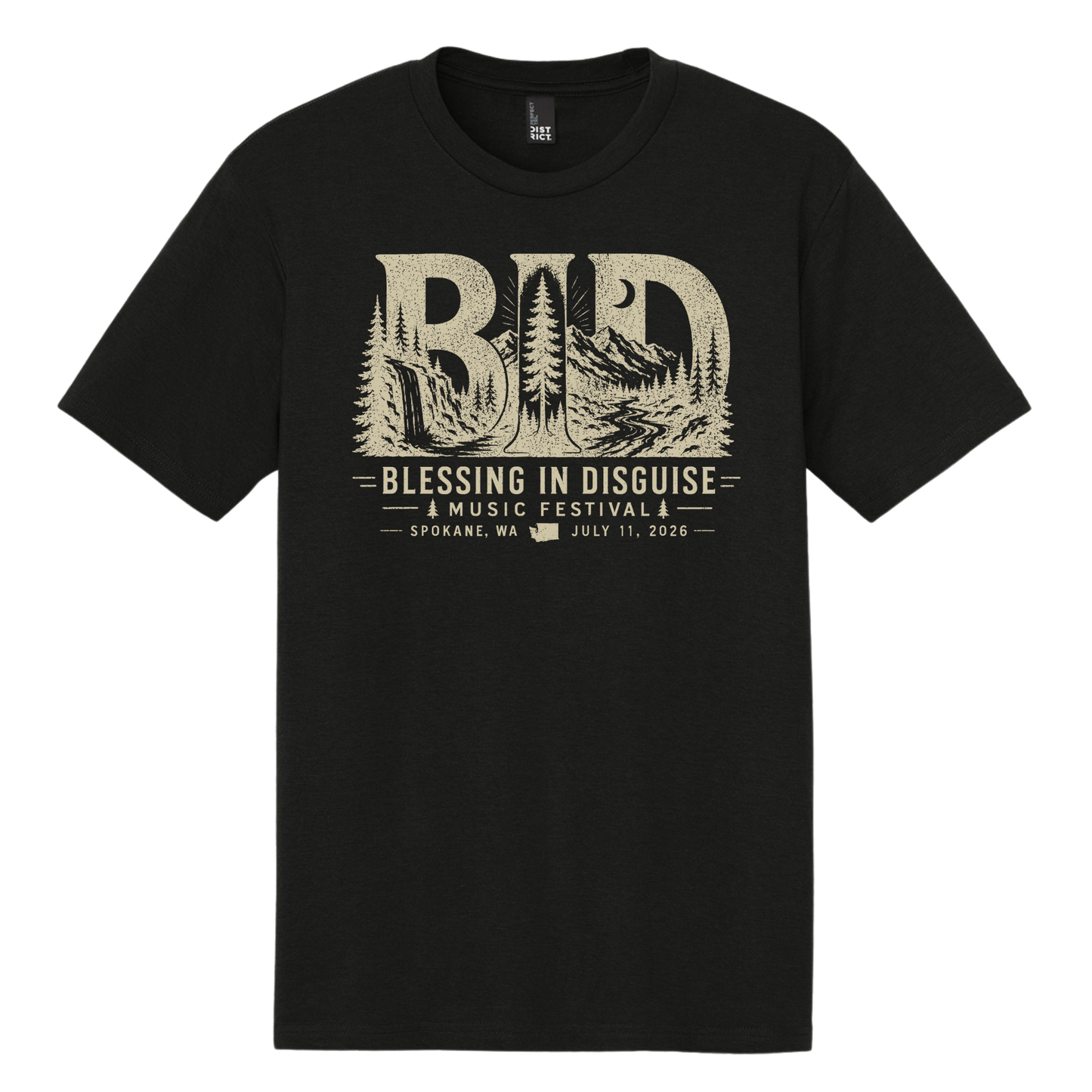BID 2026 - District® Perfect Tri® Tee - BLACK