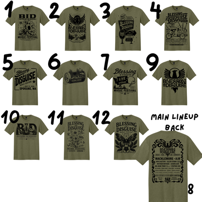 Poster Lineup Tee - BID 2026
