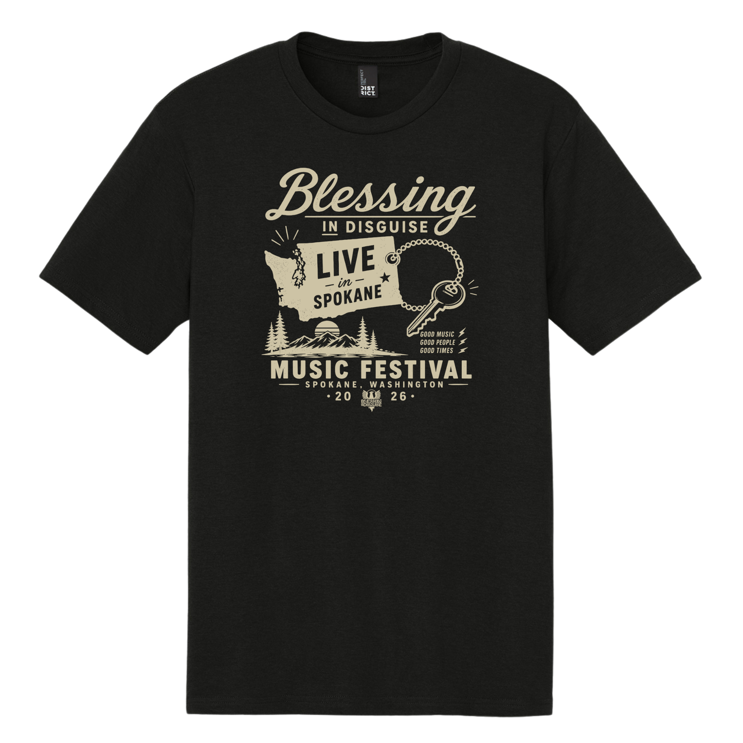 BID 2026 - District® Perfect Tri® Tee - BLACK
