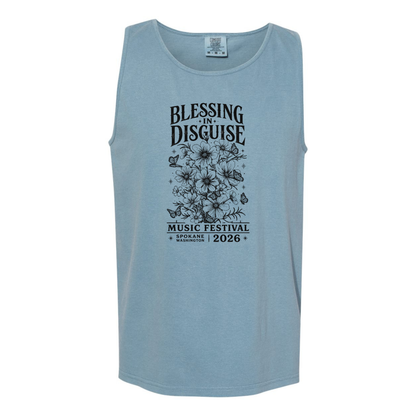BID 2026 - Comfort Colors® Heavyweight Ring Spun Tank Top - ICE BLUE
