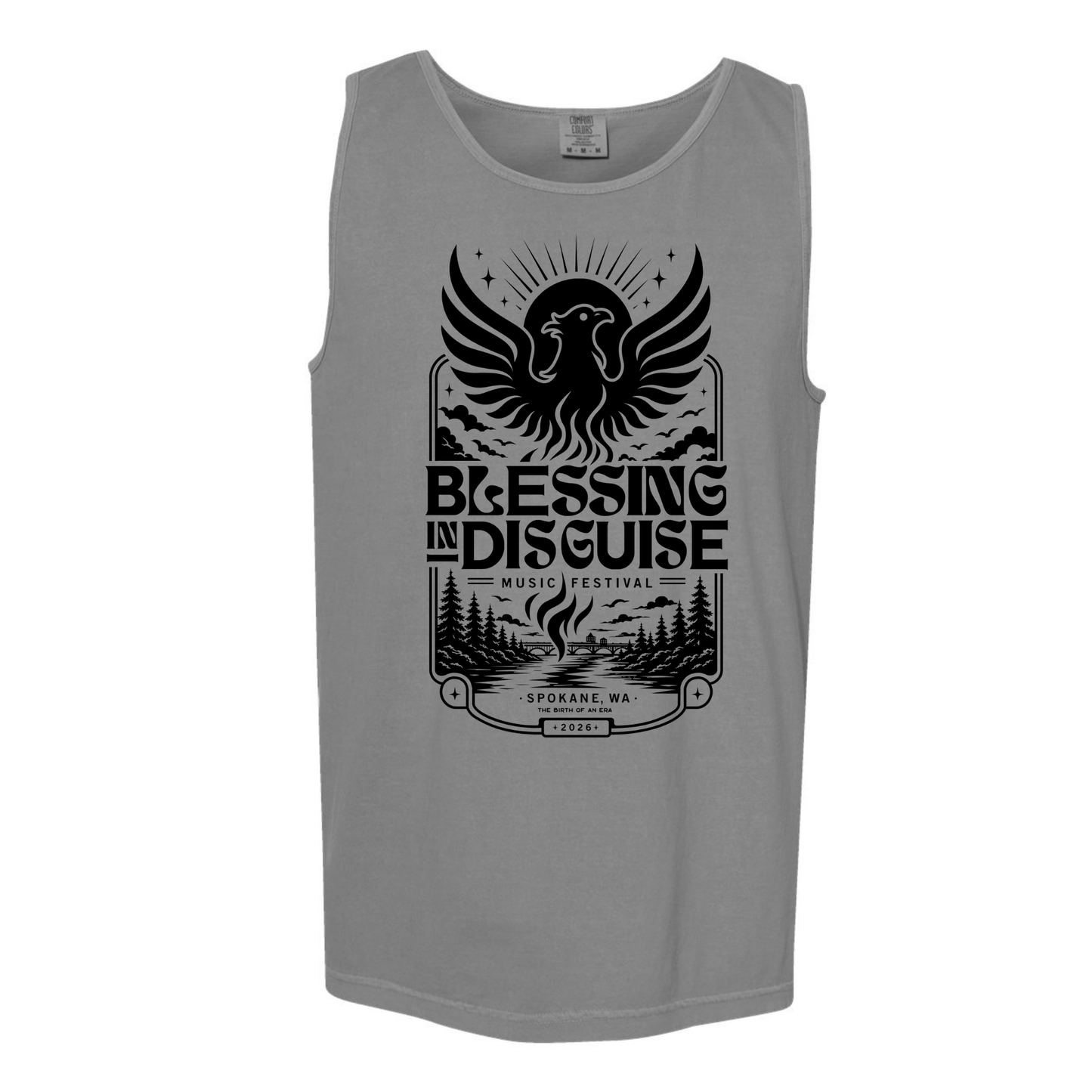 BID 2026 - Comfort Colors® Heavyweight Ring Spun Tank Top - GREY