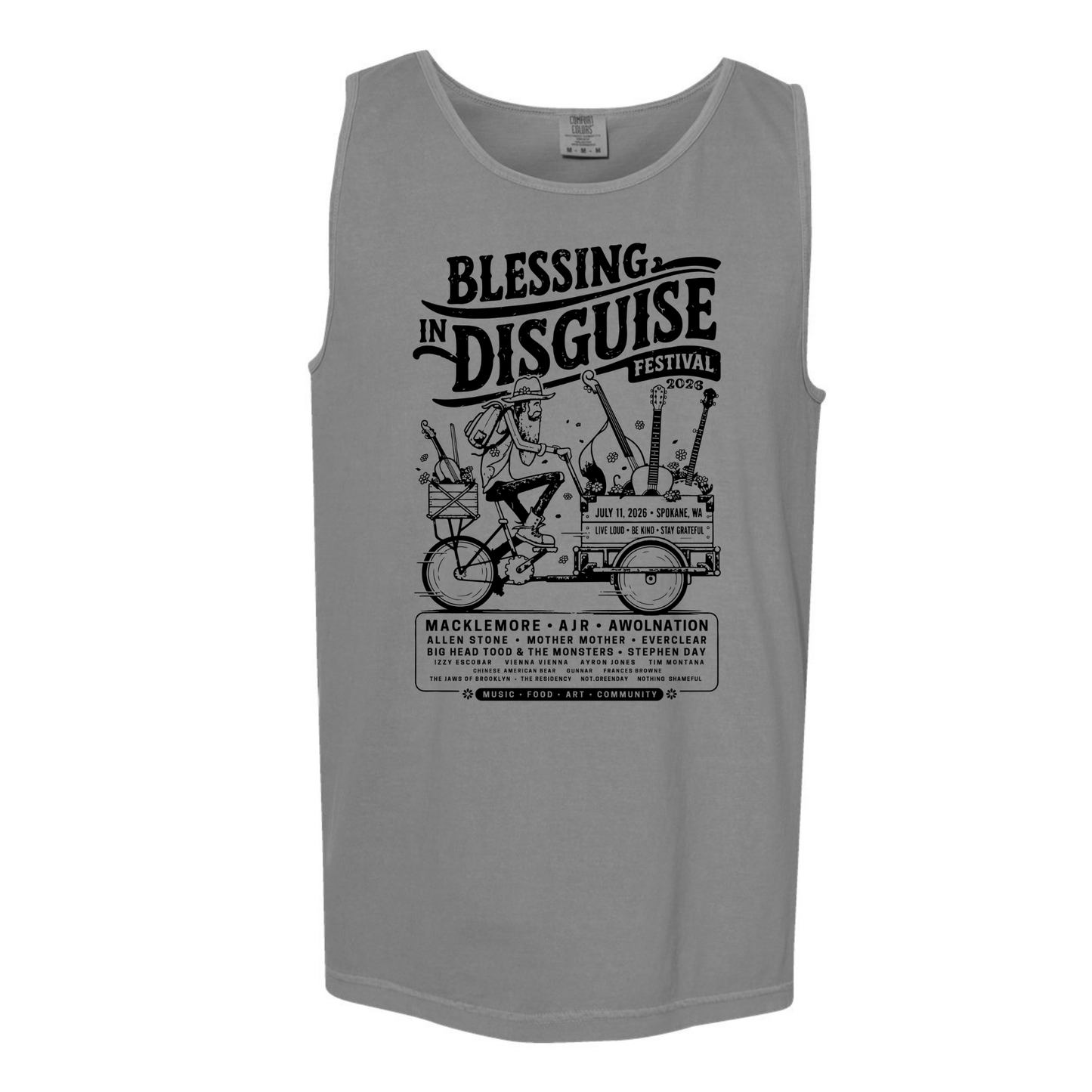 BID 2026 - Comfort Colors® Heavyweight Ring Spun Tank Top - GREY